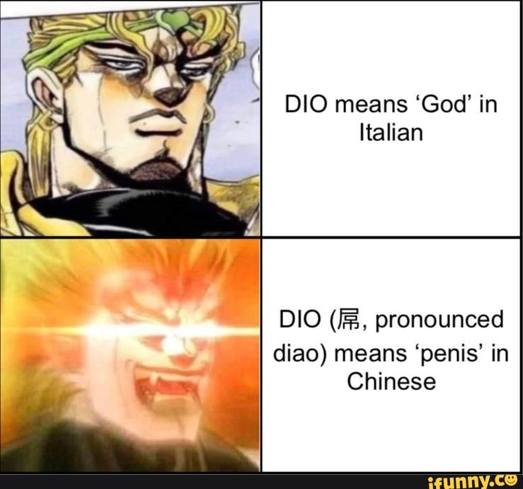 Dio Means God In Italian