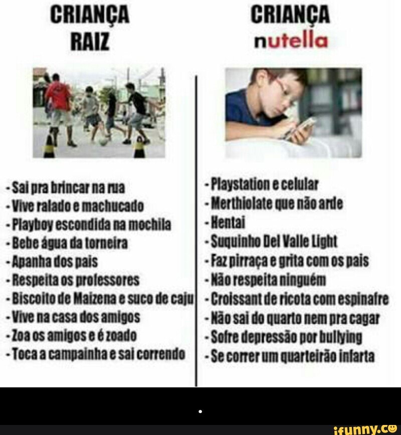 Crianca Nutella I Lie Sal Pra Brincar Na Nua Playstation E Celular Vive Ralado E Machucado Crianca Nutella I Lie Sal Pra Brincar Na Nua Playstation E Celular Vive Ralado E Machucado