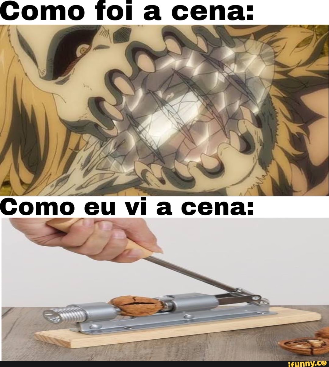 Como foi a cena: