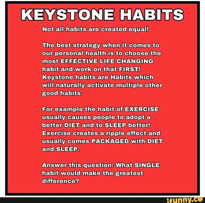 keystone habits synonym