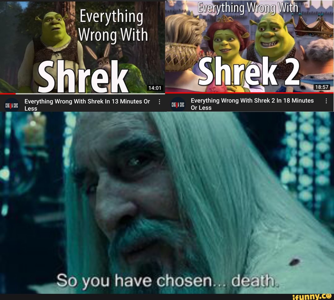 Everything Wrong With Shrek . Everything Wrong With Shrek In 13 Minutes ...