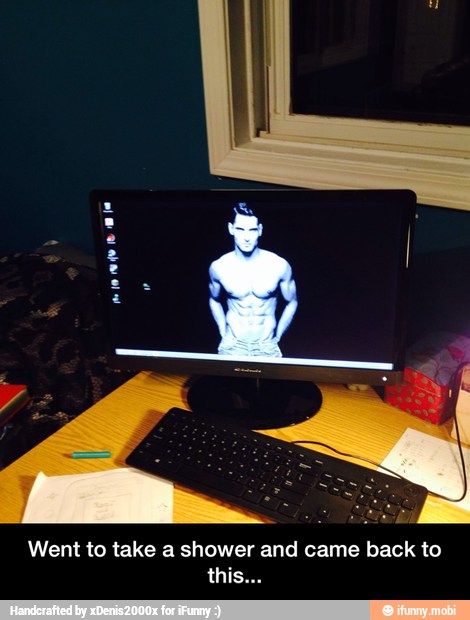 Went to take a shower and came back to
this. - Went to take a shower and came back to this...
