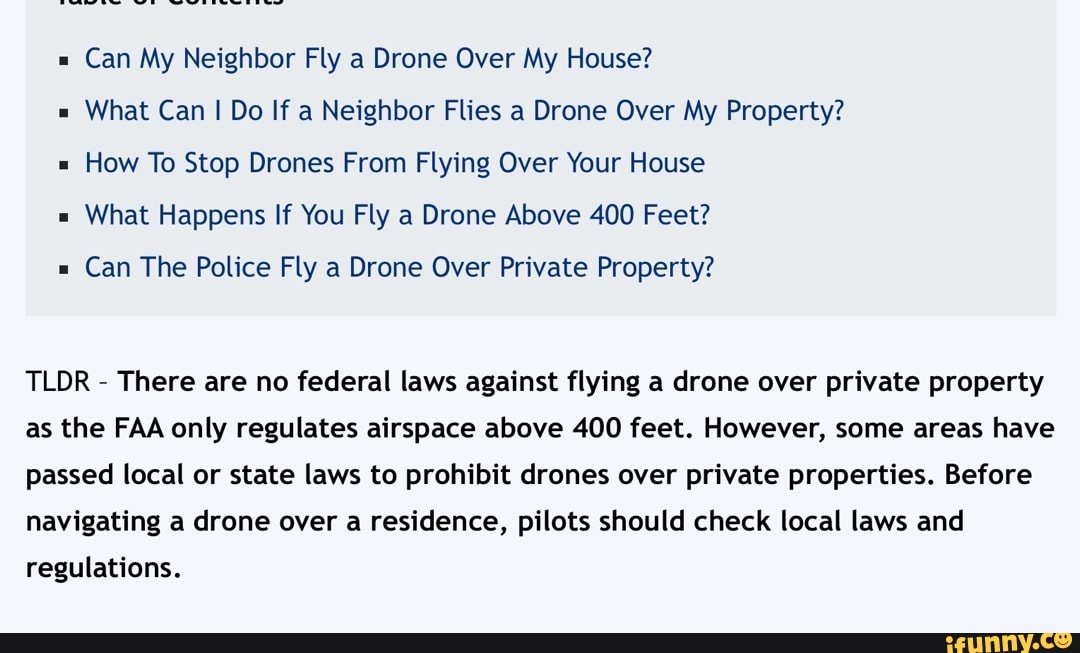 Can My Neighbor Fly a Drone Over My House? What Can Do If a Neighbor