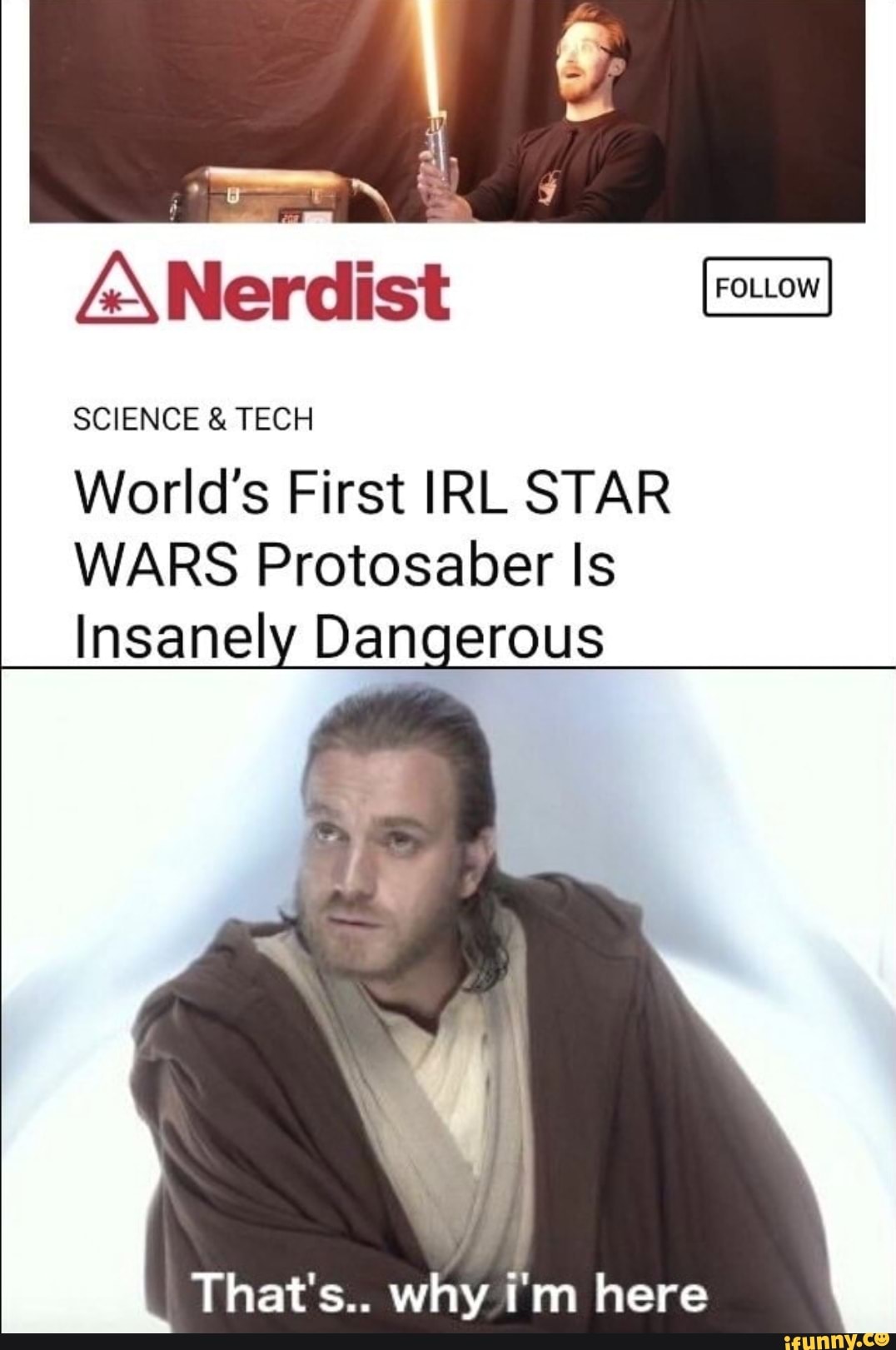 Nnendist Science Tech World S First Irl Star Wars Protosaber Is Nnendist Science Tech World S First Irl Star Wars Protosaber Is