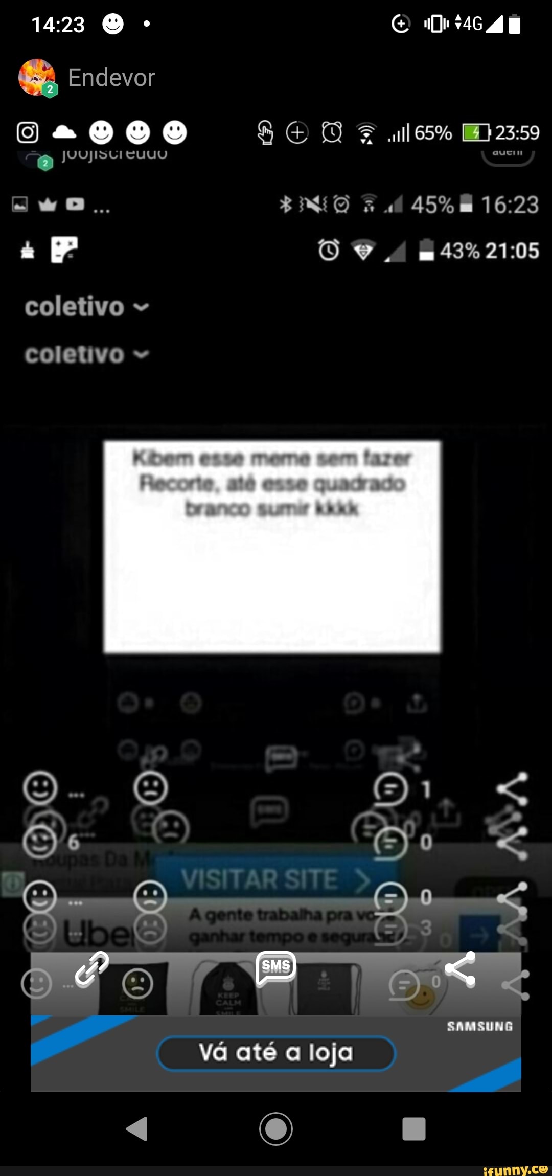 até a loja Vá