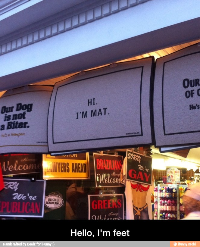 Hello, I'm feet - Hello, I'm feet