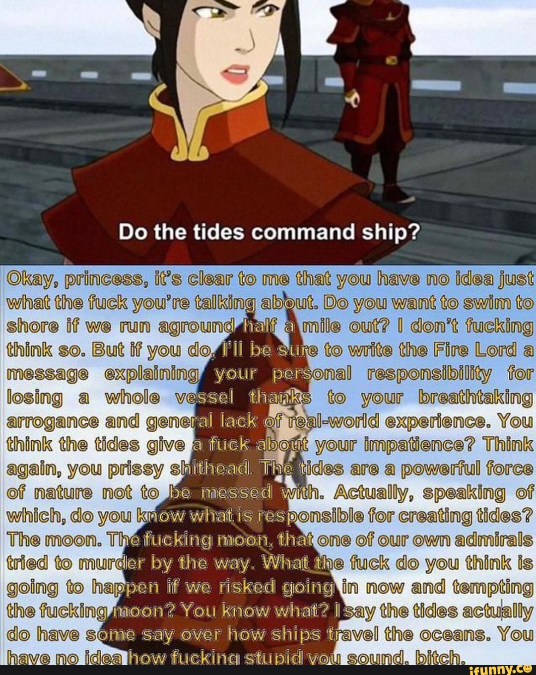 do the tides command this ship