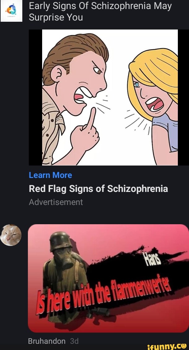 I Early Signs Of Schizophrenia May Surprise You Learn More Red Flag