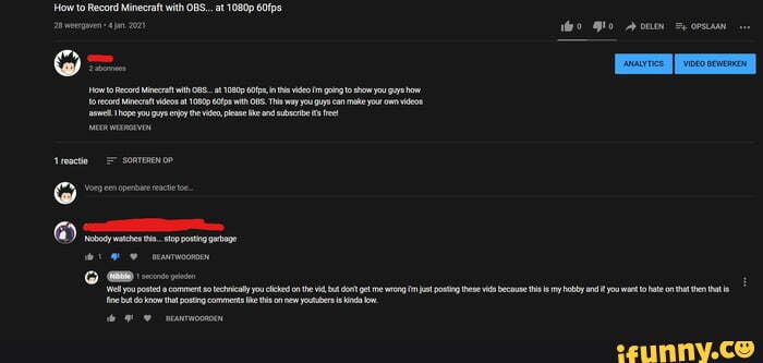 How To Record Minecraft With Obs At 1080p 60fps Eo Ho Ta Wih S At Eim Ego Som Eo Wth Th Ay Om Ewe Hp Even Plee Nd Vet Comnent Iotency Id