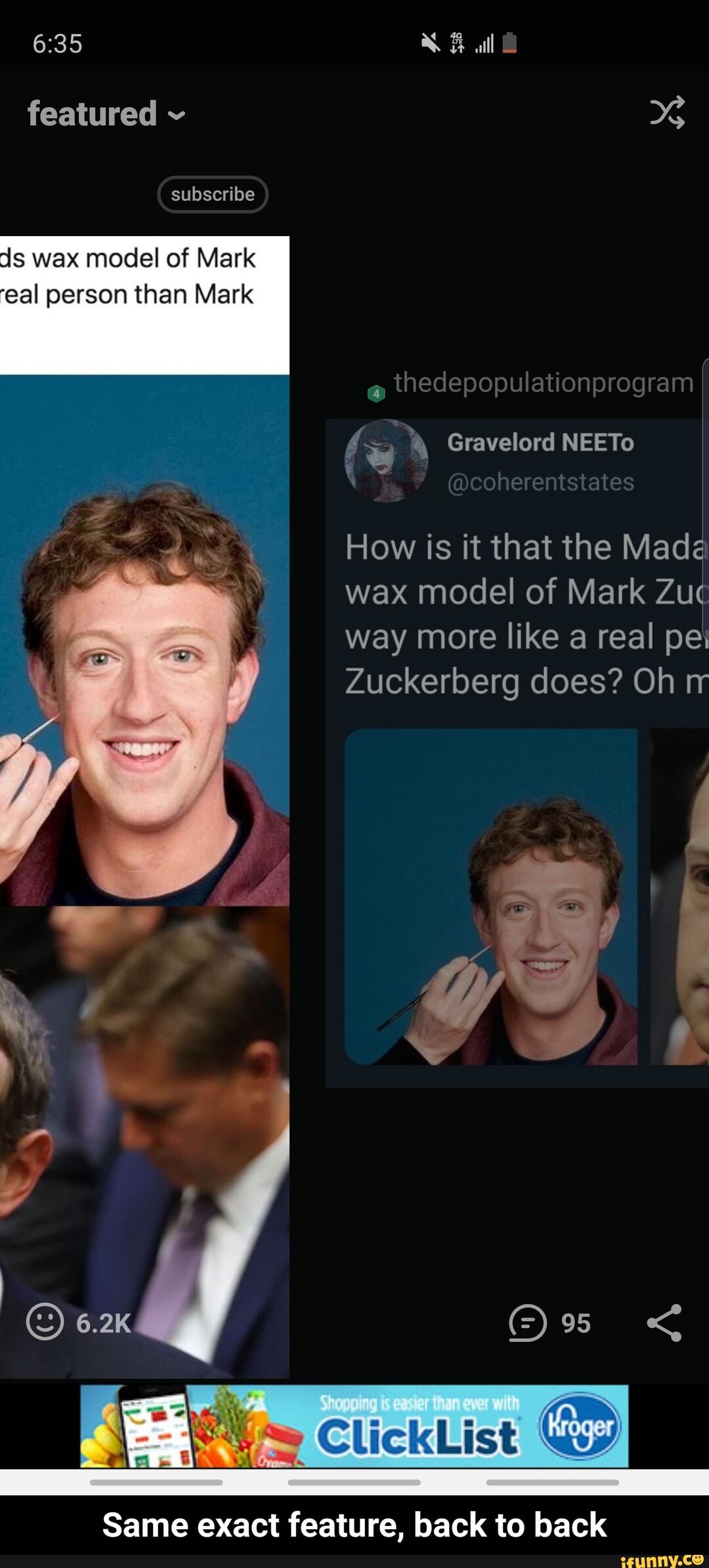 Featured v os wax model of Mark >