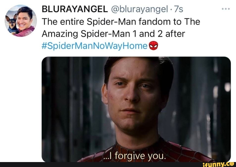 BLURAYANGEL @blurayangel The entire Spider-Man fandom to The Amazing ...