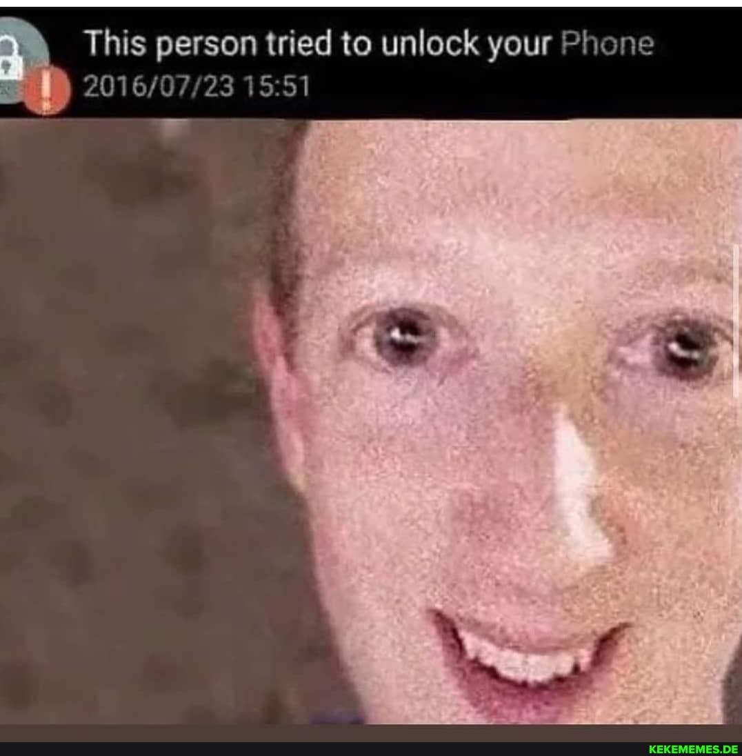 This person tried to unlock your Phone
fe