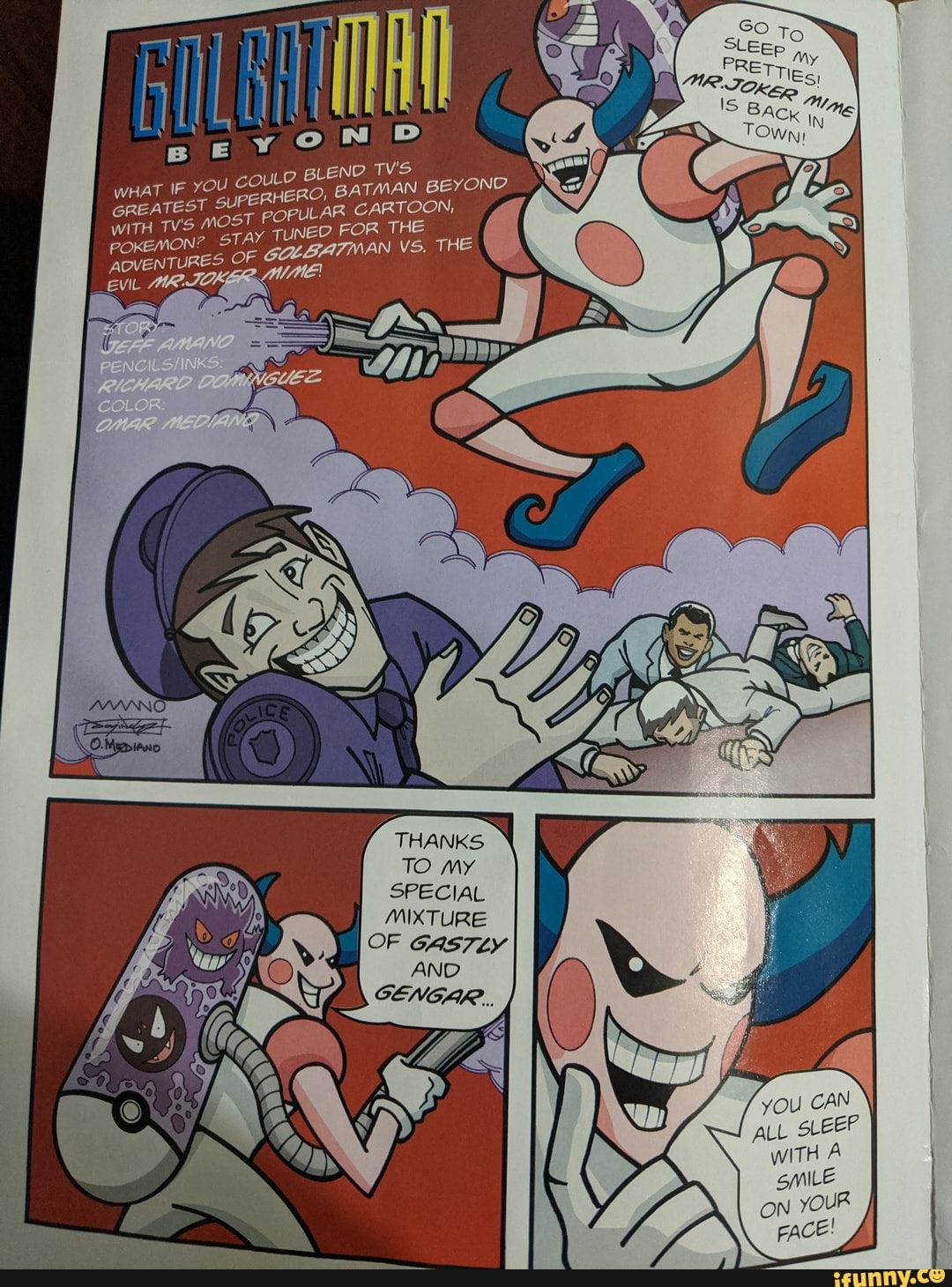 GolbatMan Beyond! Found this really old Pokemon magazine and it had this  brilliant comic. - LO BLEND ERO, BATMAN BEYOND PULAR CARTOON, NED FOR THE  you SUPERH OsT PO STAY TU WHAT