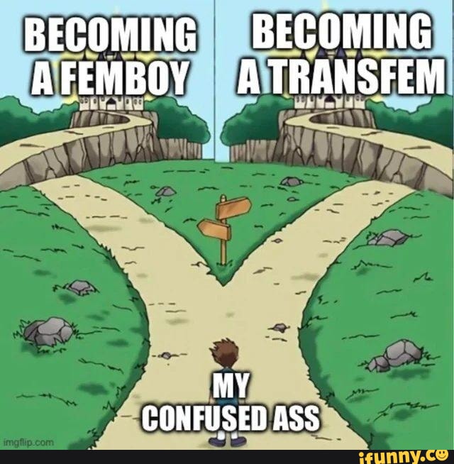 BECOMING BECOMING AFEMBOY ATRANSFEM MY CONFUSED ASS - iFunny