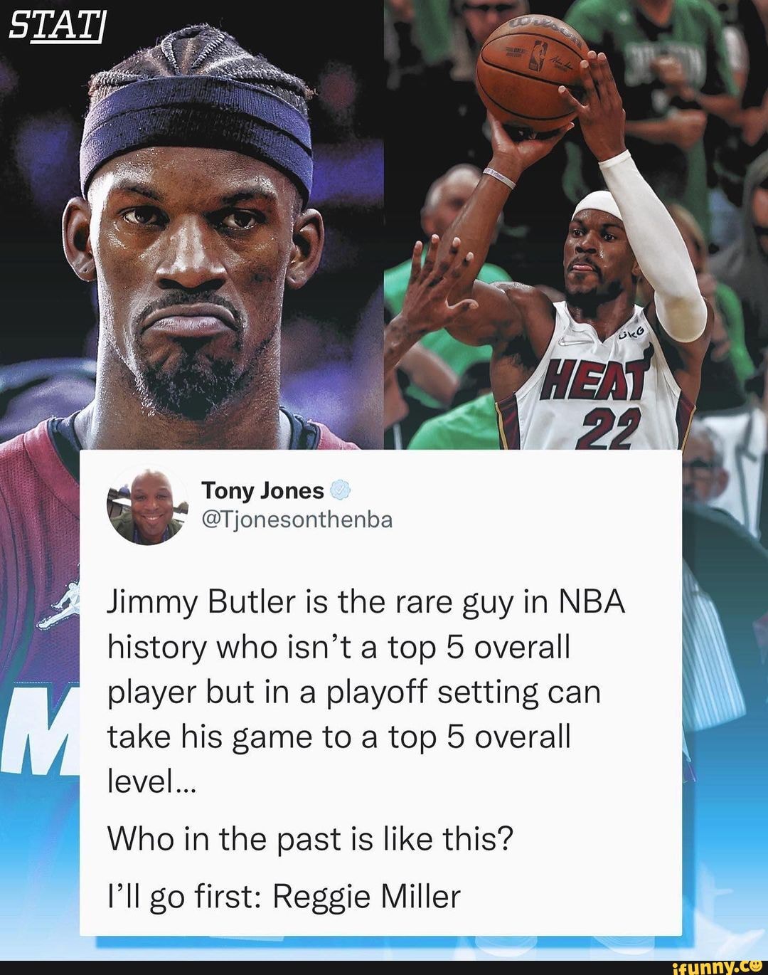 Tony Jones @Tjonesonthenba Jimmy Butler is the rare guy in NBA history ...