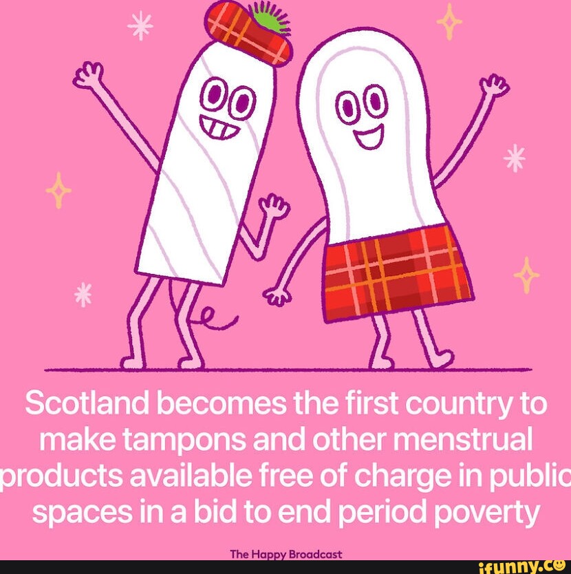 Scotland the first country to make tampons and other menstrual