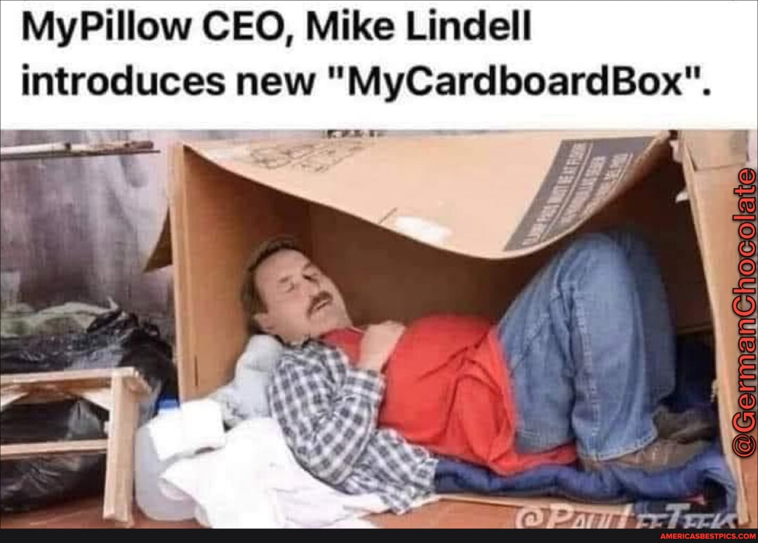 My Pillow CEO, Mike Lindell introduces new "MyCardboardBox". America