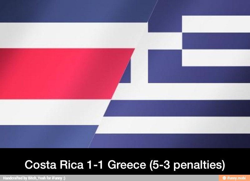 Costa Rica 1-1 Greece (5-3 penalties) - Costa Rica 1-1 Greece (5-3 penalties)