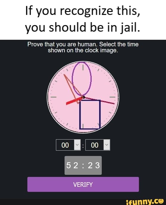 If you recognize this, you should be in jail. Prove that you are human