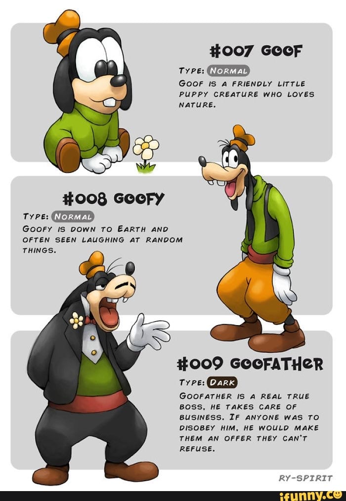 #007 GOOF TyPe: GOOF IS A FRIENDLY LITTLE PUPPY CREATURE WHO LOVES ...
