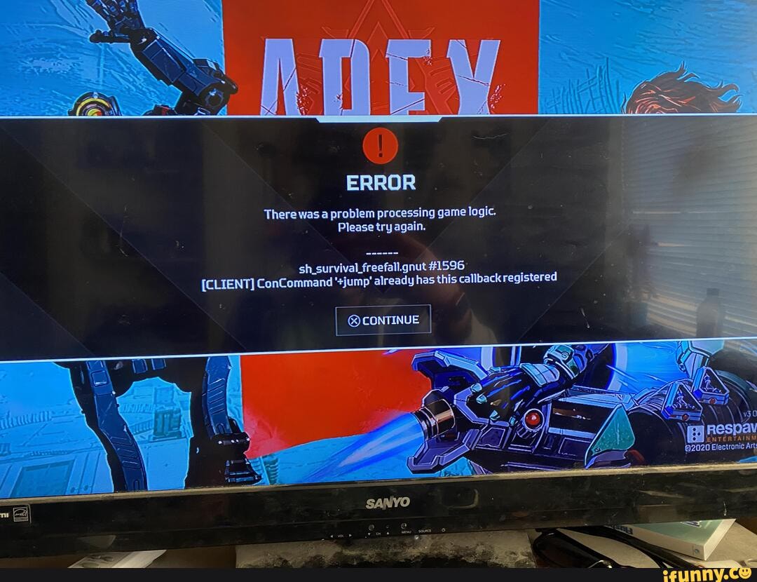 There was a problem processing game logic please try again apex legends ошибка