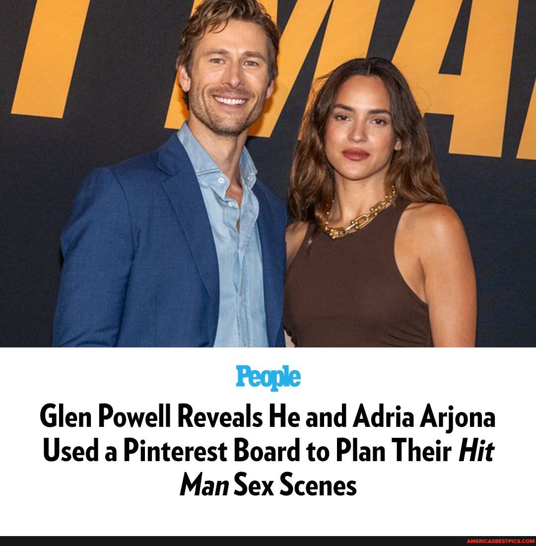 Glen Powell and Adria Arjona turned to social media for some spicy influence while making 