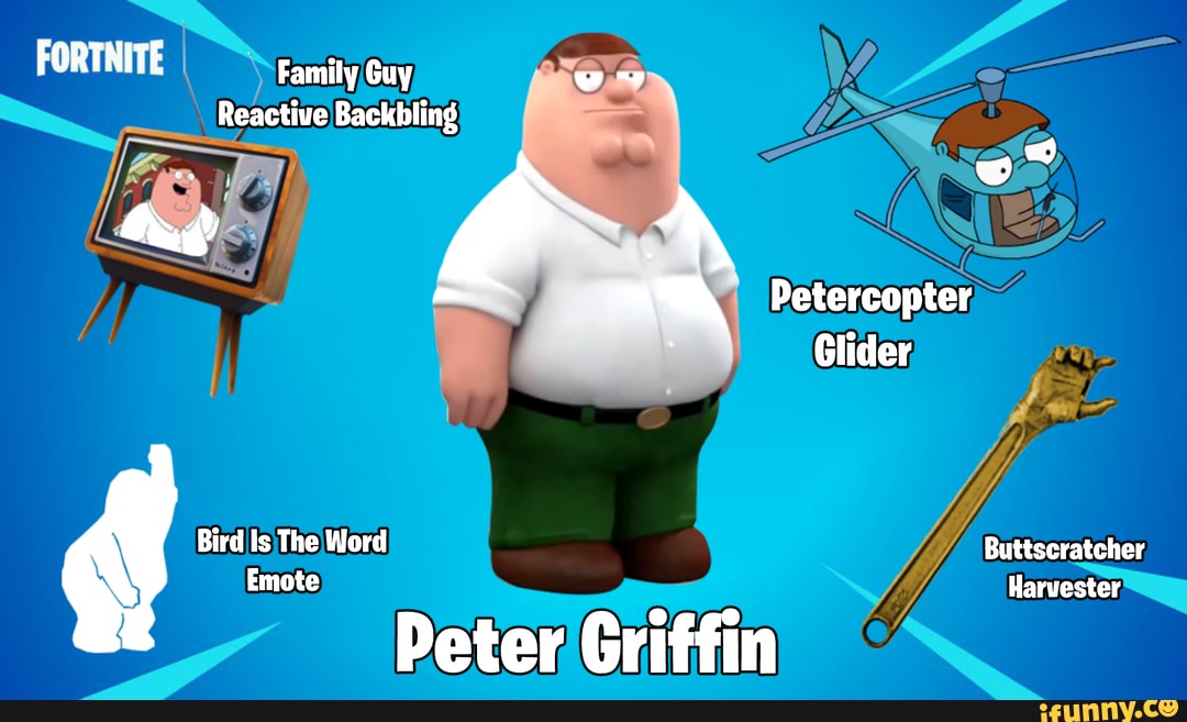 peter family guy bird is the word
