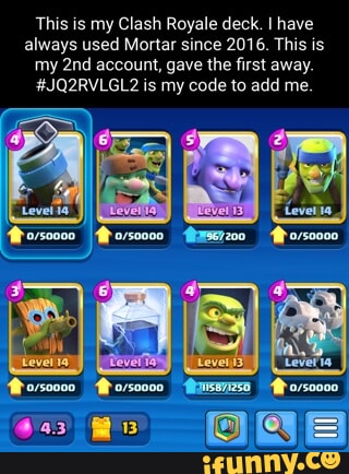 ONLY Deck You'll EVER Need! Best Mortar Deck — Clash Royale 