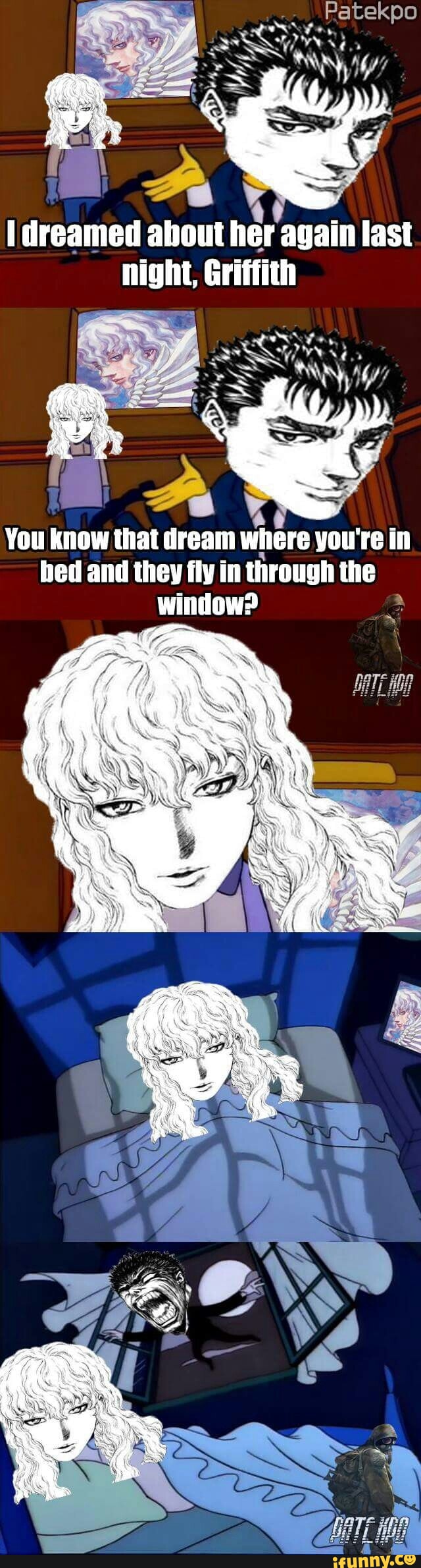 Griffith Rizz Berserk memes. Best Collection of funny Berserk pictures on iFunny