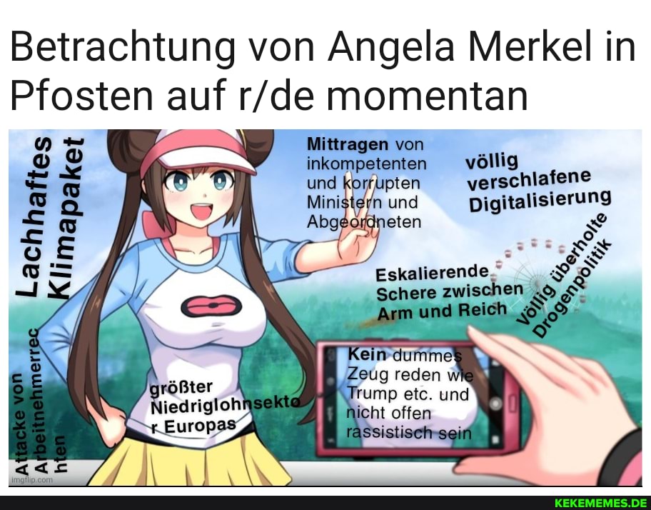 Betrachtung von Angela Merkel in
Pfosten auf momentan
Mittragen von inkompetenten völlig
und korrupten verschlafene
Digitalisierung
Eskalierende
"Arm
Arm und Rei
raden
nicht offen
Lachhaftes