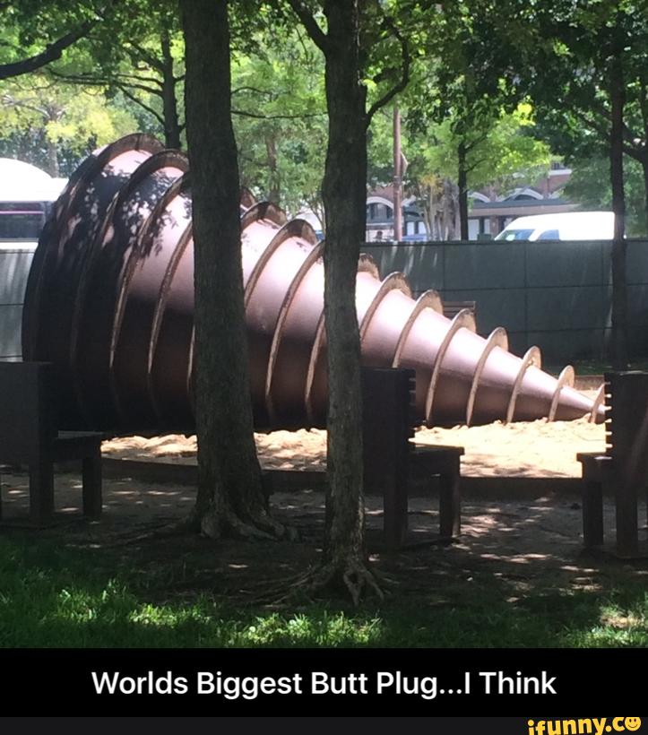 Biggest butt plug ever