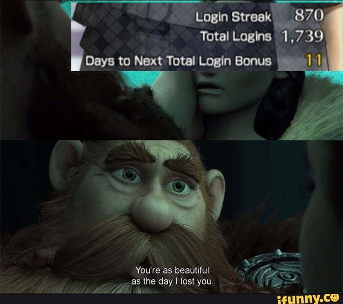 Login 870 Logins 1 739 Days To Next Total Login Bonus You re As 