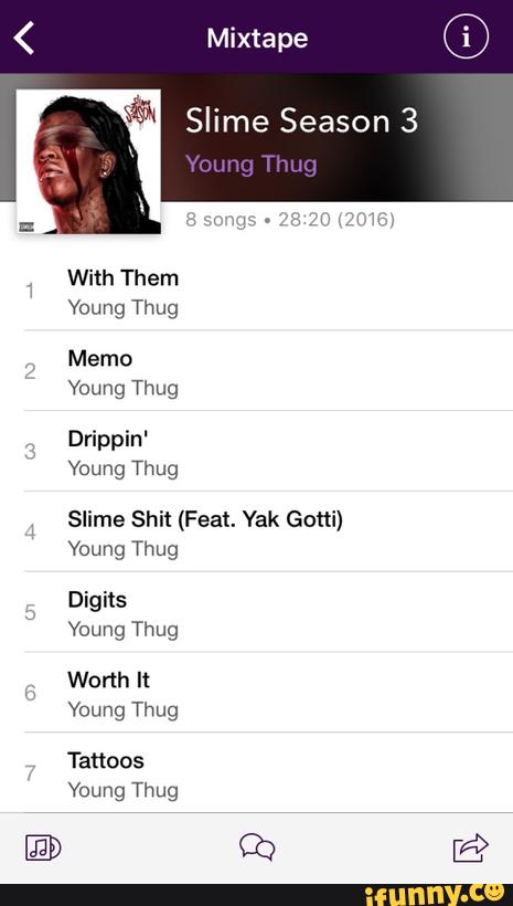 young thug slime season 3 songs