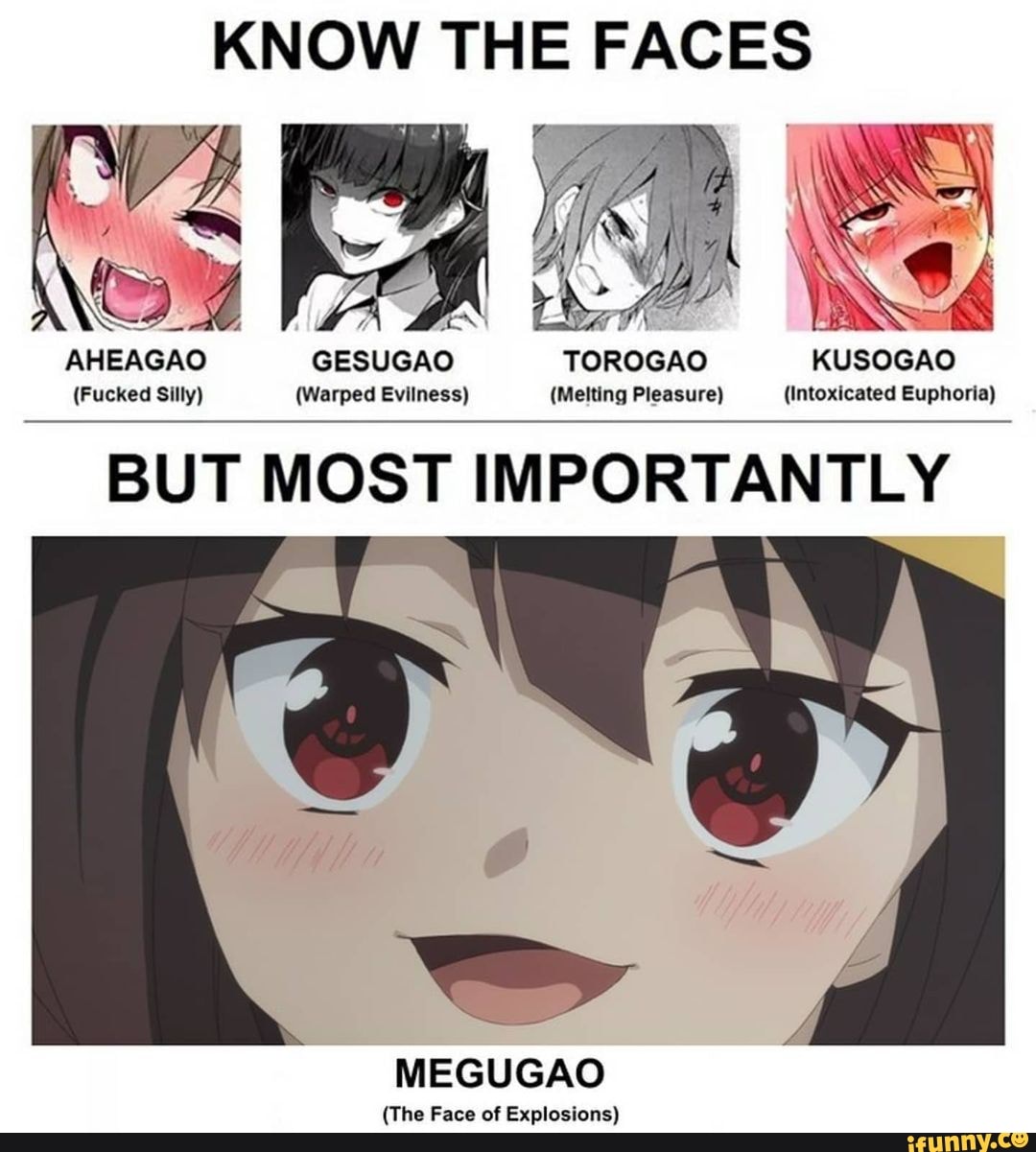 Kusogao faces
