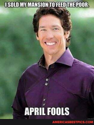 {SOLO AY MARSION FFED THE
POOR!
APRIL FOOLS