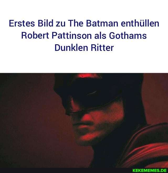 Erstes Bild zu The Batman enthüllen Robert Pattinson als Gothams Dunklen Ritter