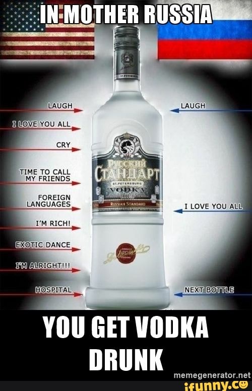 russia vodka meme