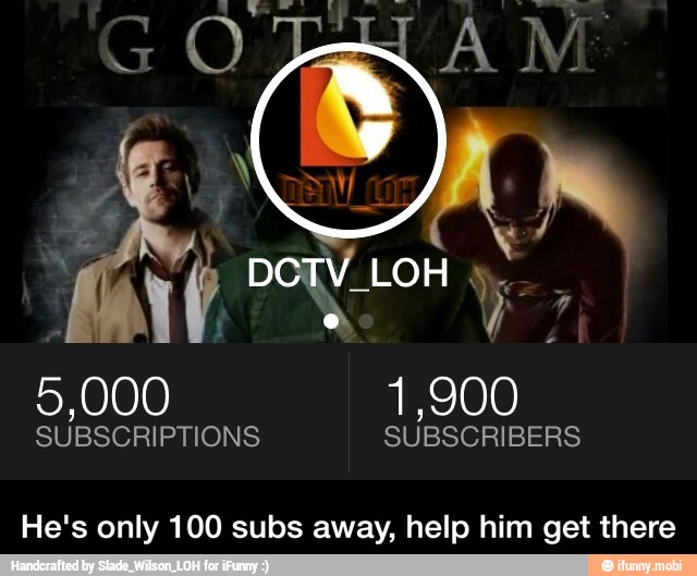 He's only 100 subs away, help him get there - He's only 100 subs away, help him get there