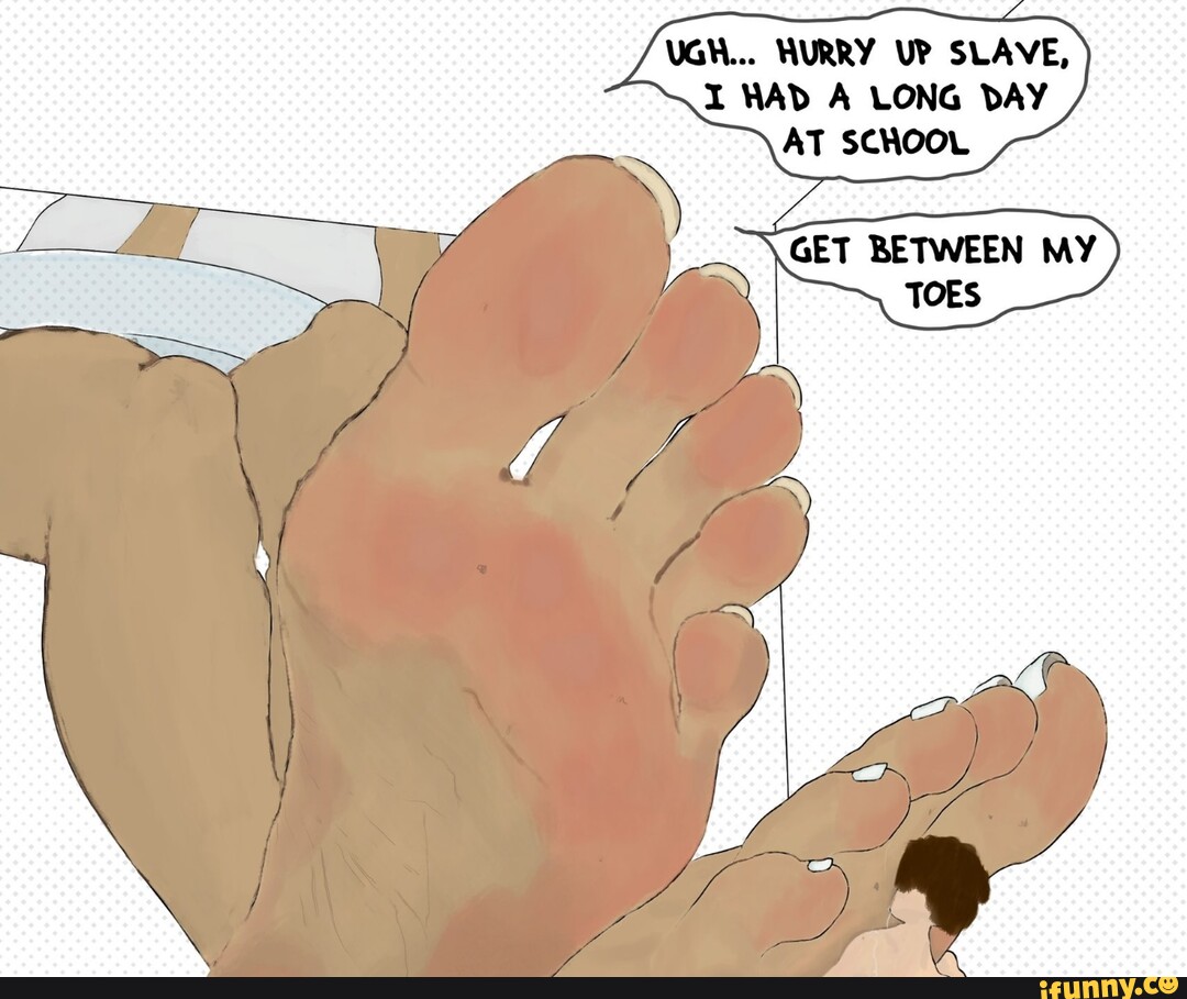 Giantess feet slave