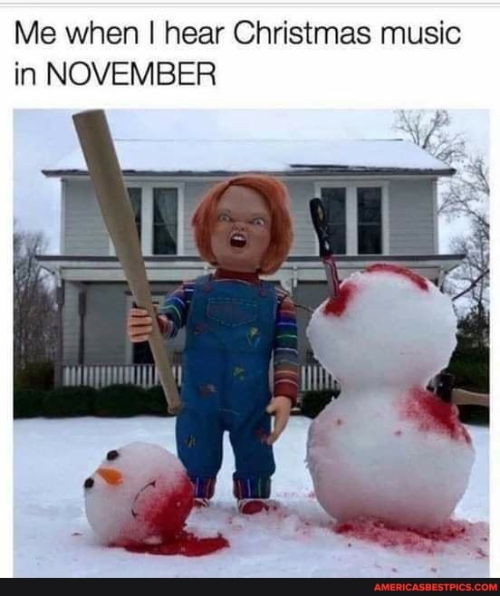 Me when I hear Christmas music in NOVEMBER