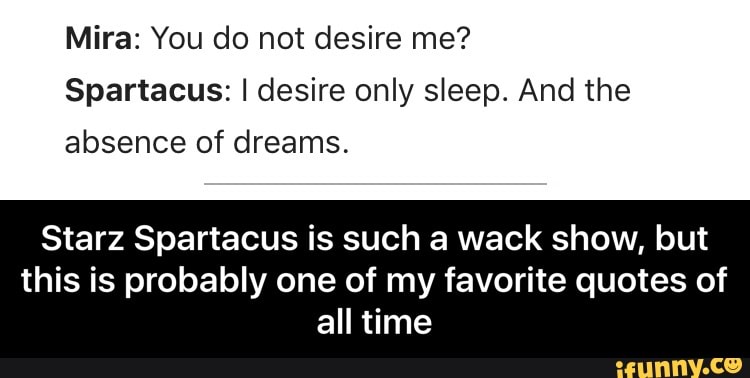 spartacus quotes