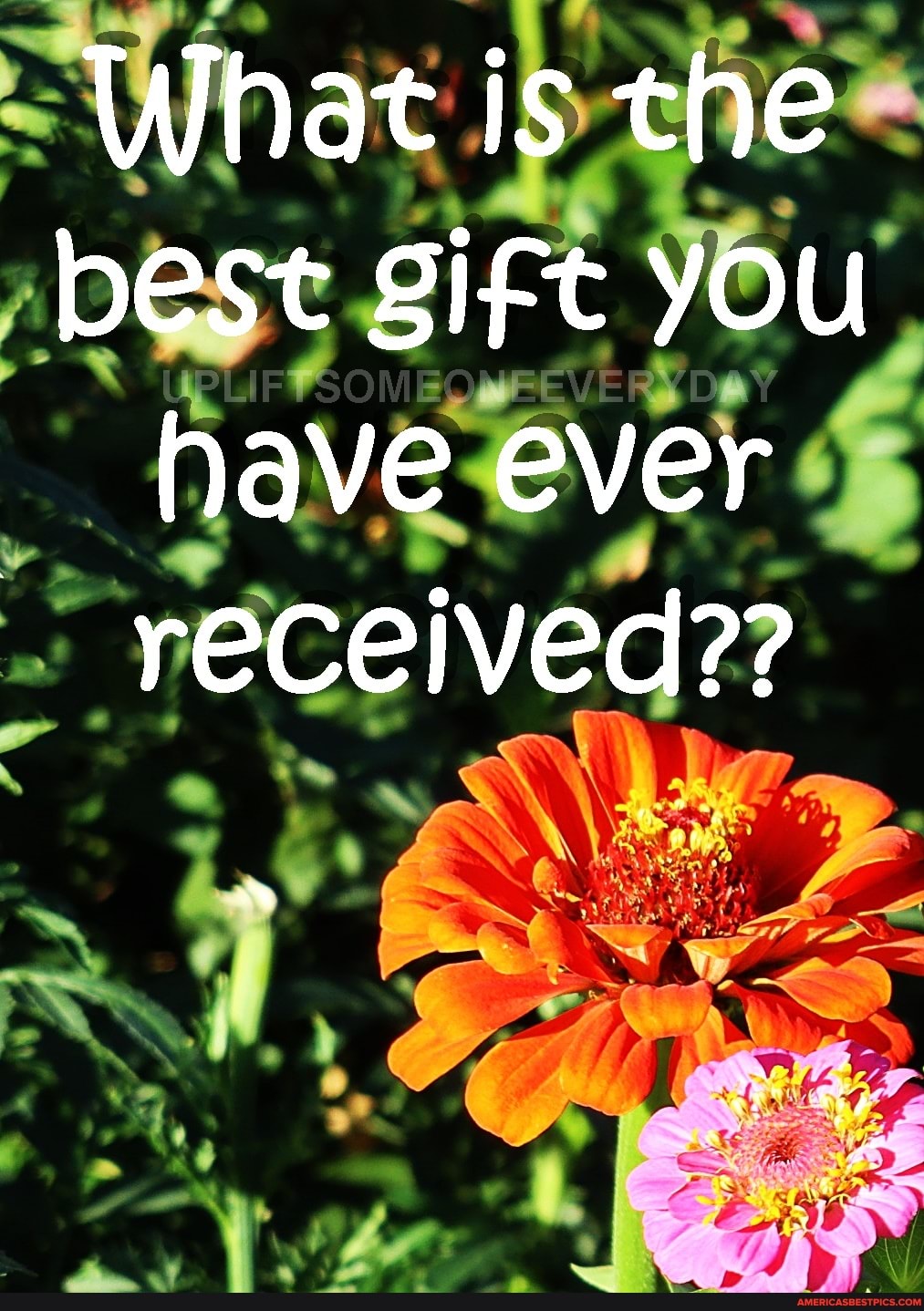 is the hat ist gift yOU have ever received??
Ny