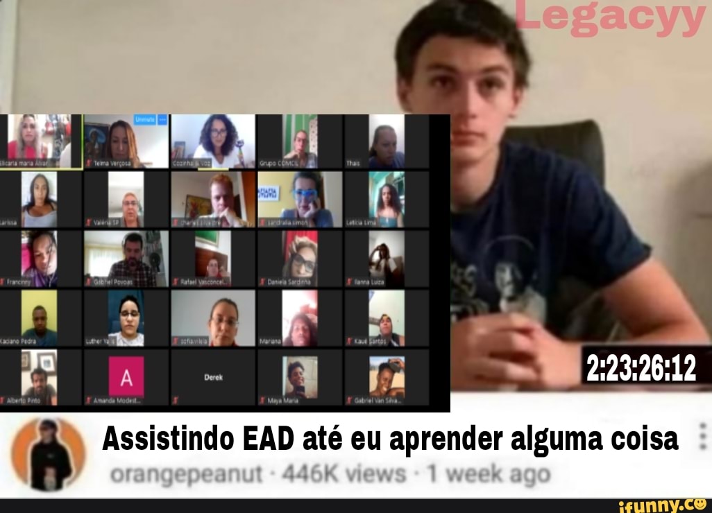 Assistindo EAD até eu aprender alguma coisa