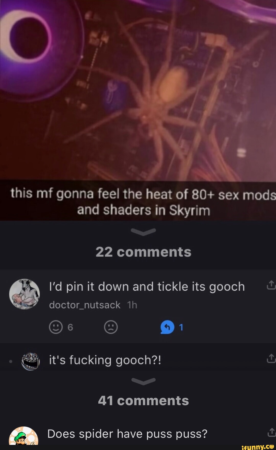 This mf gonna feel the heat of 80+ sex mods and shaders in Skyrim 22