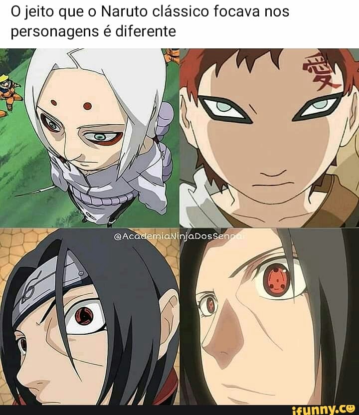 Naruto ~ Naruto Clássico ❤  Anime brasil, Personagens de anime, Memes de  anime