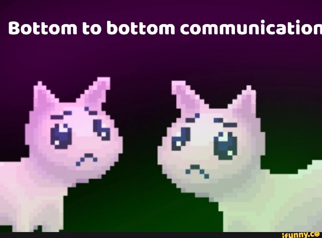 Bottom to bottom communication iFunny