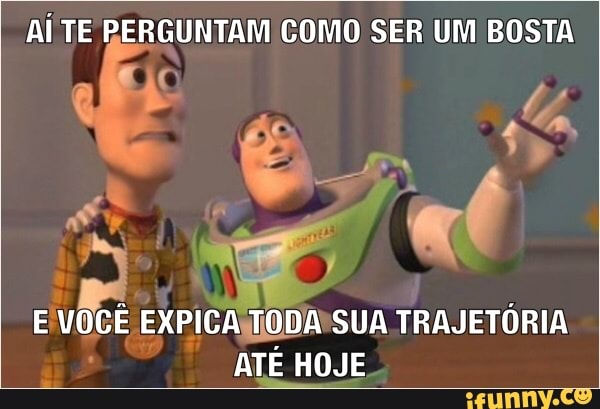AI TE RERGUNTAM COMO SER UM BOSTA
ar
E voce Seti SUA TRAJETORIA
ATE HOJE