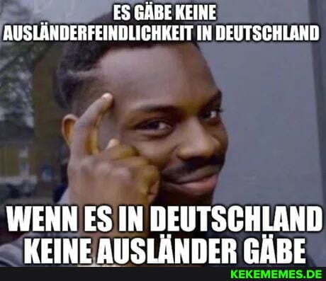 ES GÄBE KEINE AUSLÄNDERFEINDLICHKEIT IN DEUTSCHLAND
WENN ES IN DEUTSCHLAND