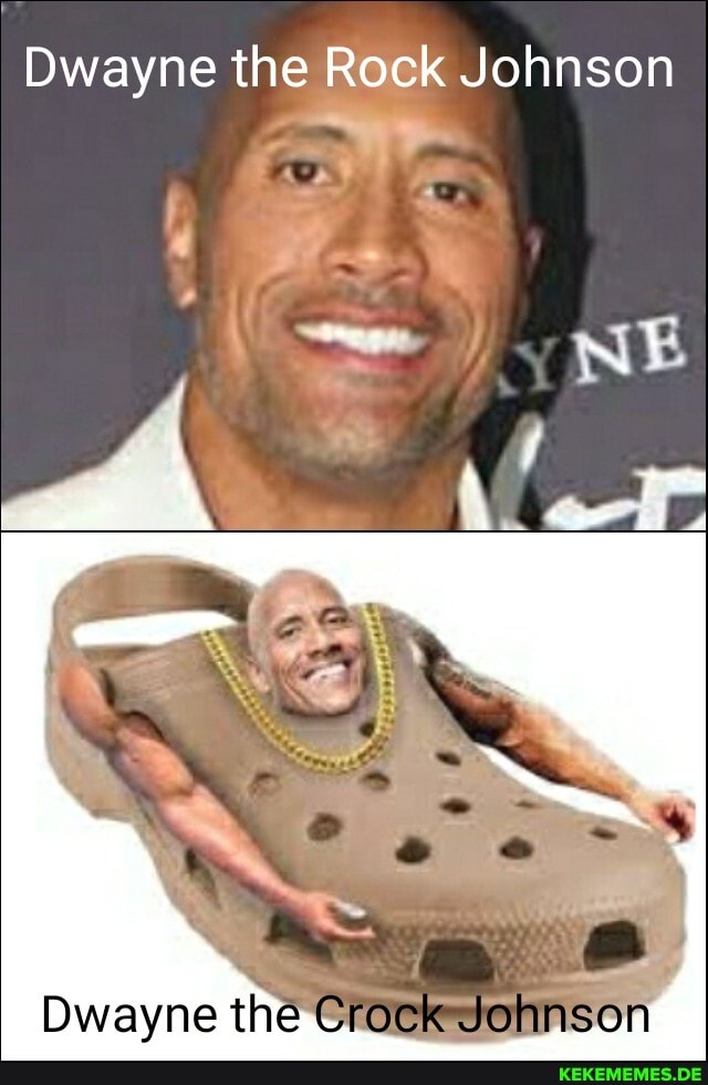 Dwayne the Rock Johnson
WE
Dwayne the