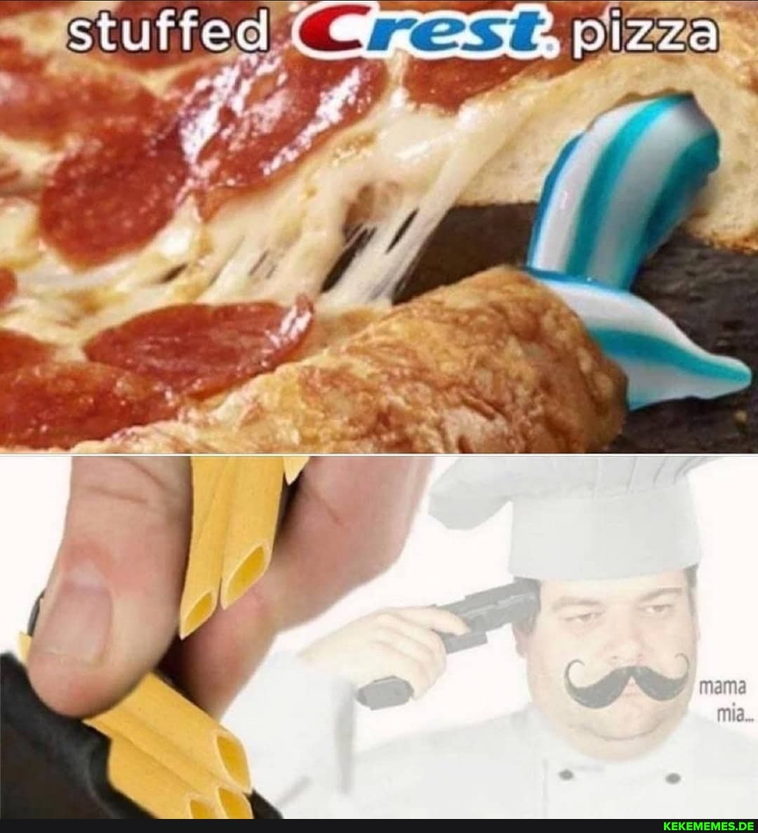 Stuffed pizza
